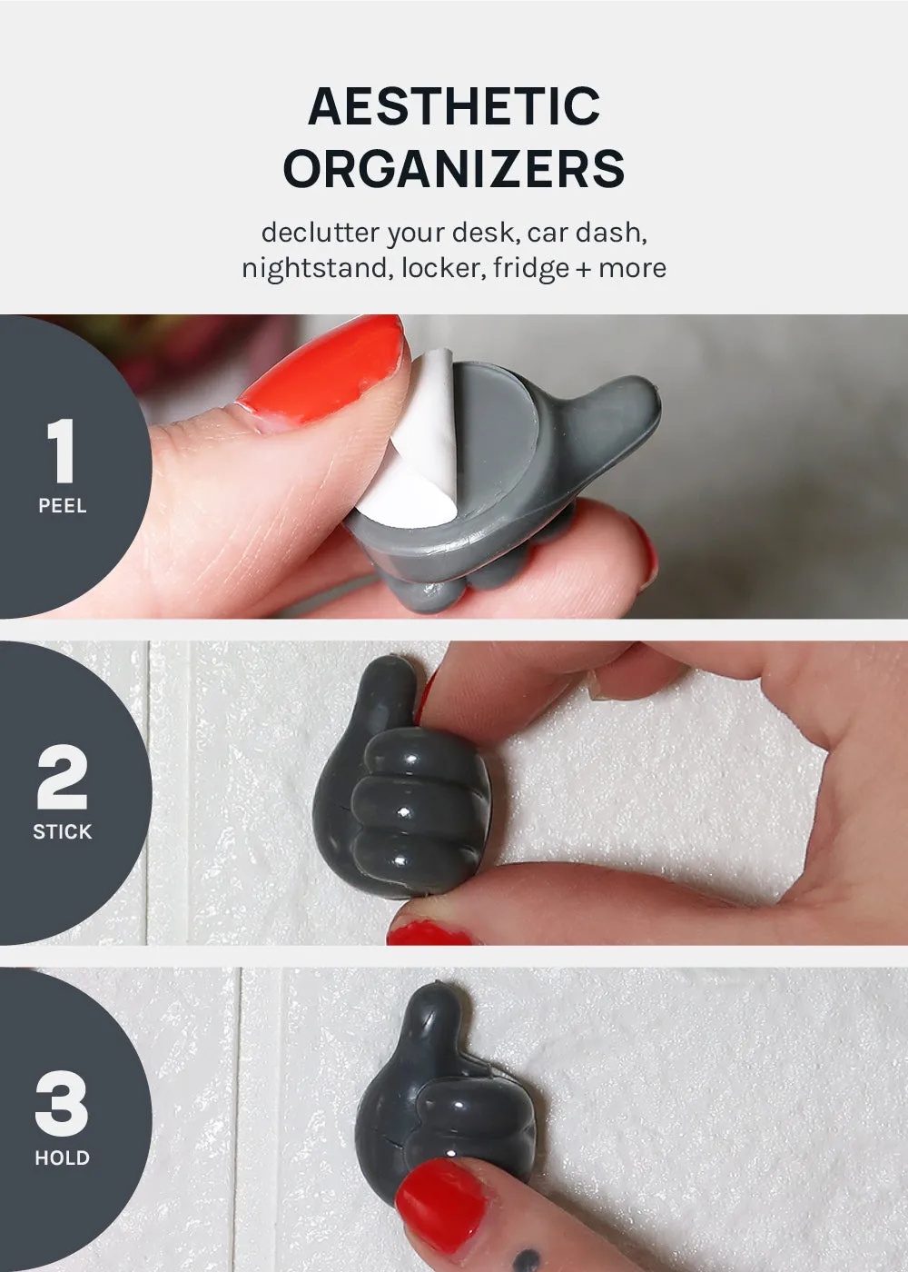 Official Key Items Stick On Thumb Hooks