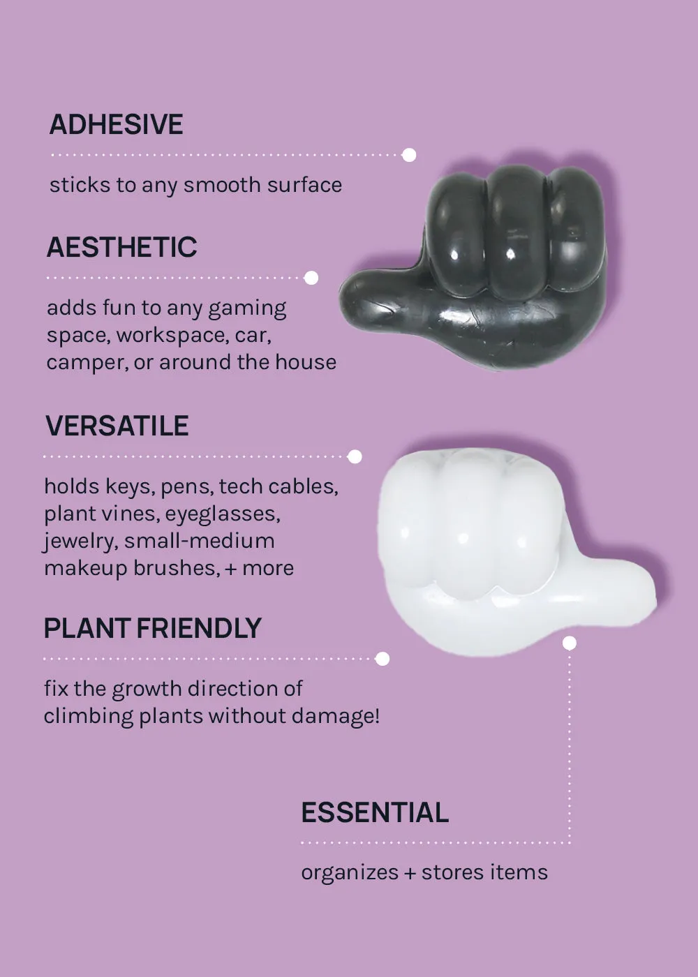 Official Key Items Stick On Thumb Hooks