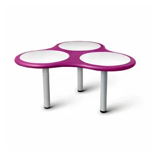 Ok Play Una Table Top, Seat 8 Kids, Perfect For Home And School, Violet