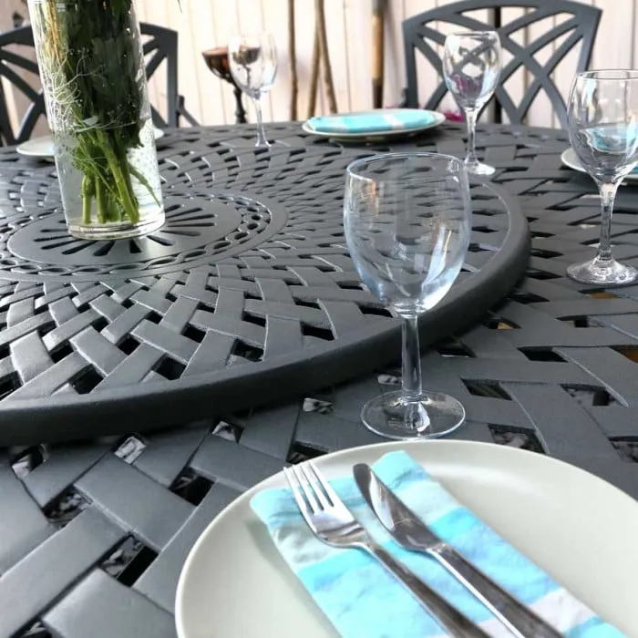 Olivia Table 10 Seater Set - Slate
