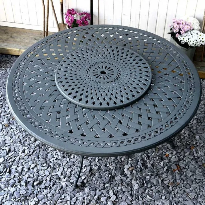 Olivia Table 10 Seater Set - Slate