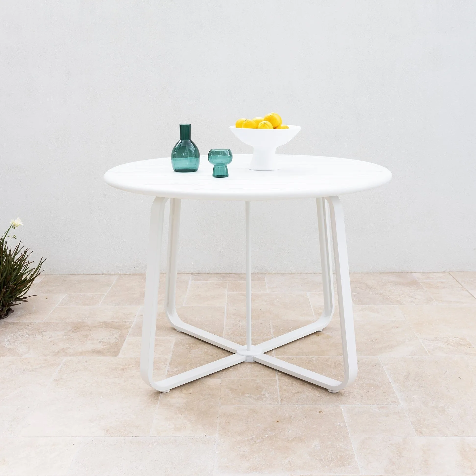 Palma & Amalfi Dining Setting - 5 pce White