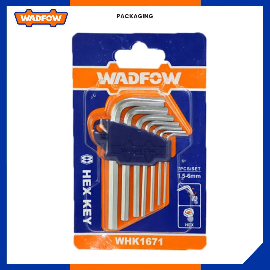 Short Arm Hex Allen Key Set with Material