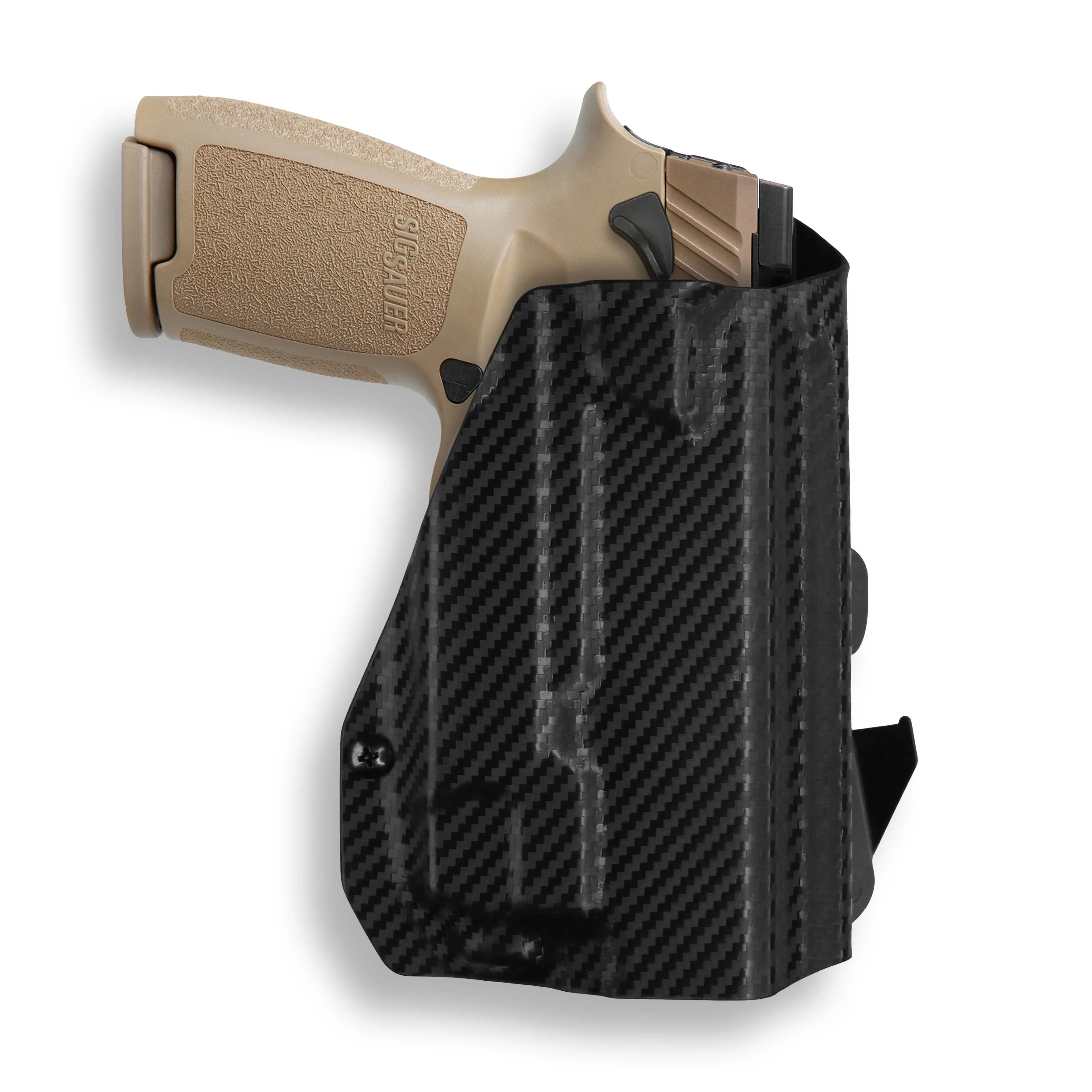 Sig Sauer P320C 9MM/.40SW Manual Safety with Streamlight TLR-7/7A/7X Light OWB Holster