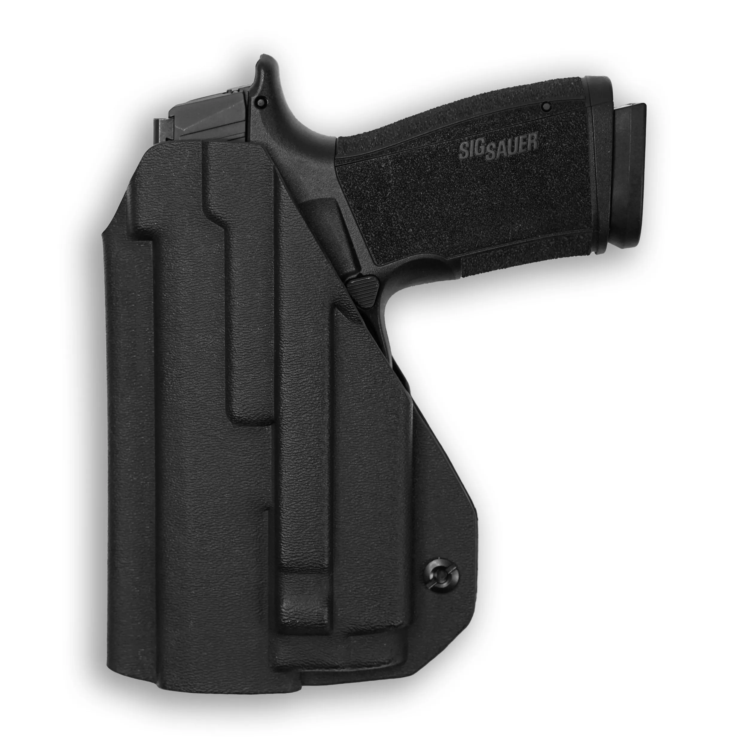 Sig Sauer P365 XMacro Comp with Olight Baldr RL Mini Light IWB Holster