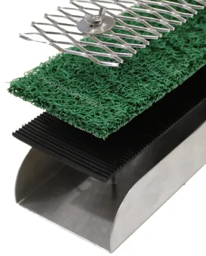 Sluice Fox Pocket Gold Sluice - 12 inch Portable Aluminum Alloy Mini Sluice Box with Miner's Moss and Matting