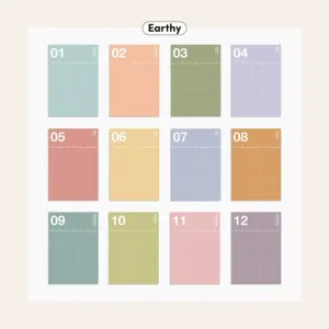 Spectrum Wall Planner (Earthy)