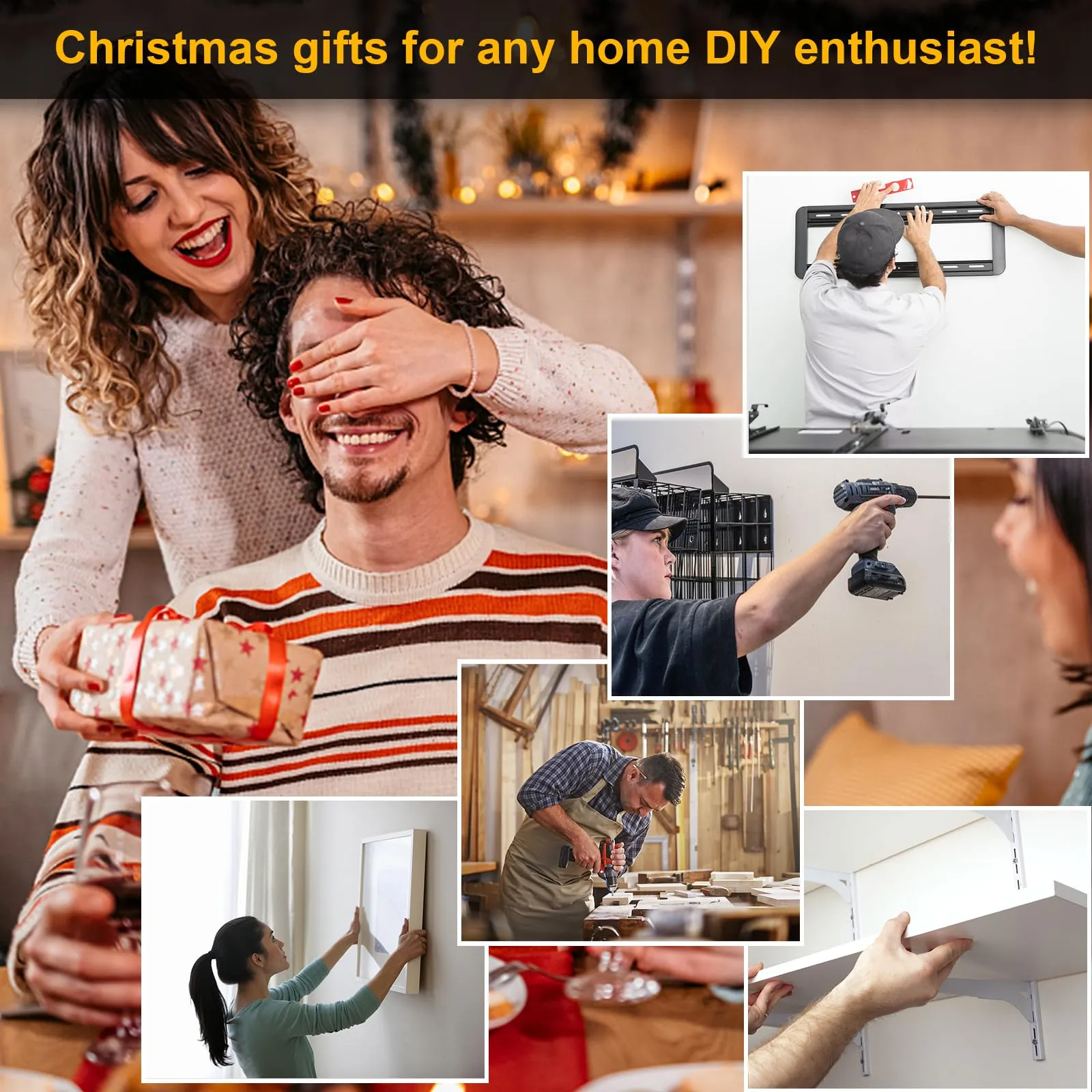 Stud Finder Wall Scanner - 5 in 1 Stud Finder Tool w/Intelligent Microprocessor Chip and HD LCD Display, Stud Detector Beam Finders for the Center and Edge of Wood AC Wire Metal Studs Joist Pipe