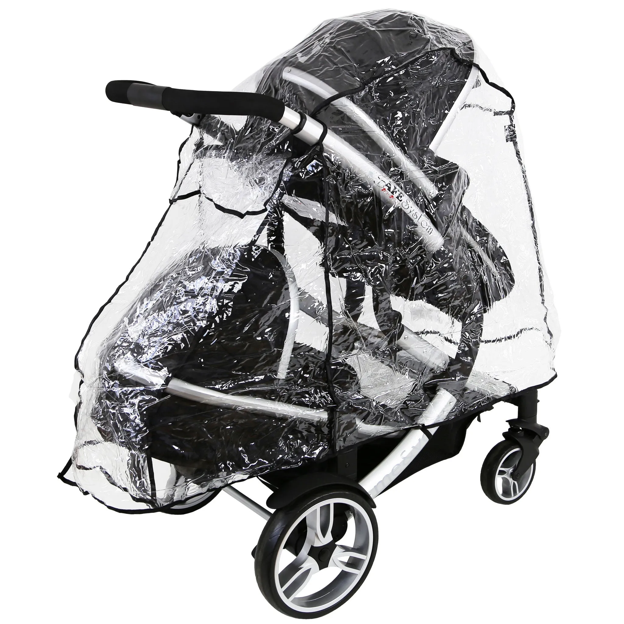 Tandem Rain Cover To Fit oBaby Zezu Multi Tandem