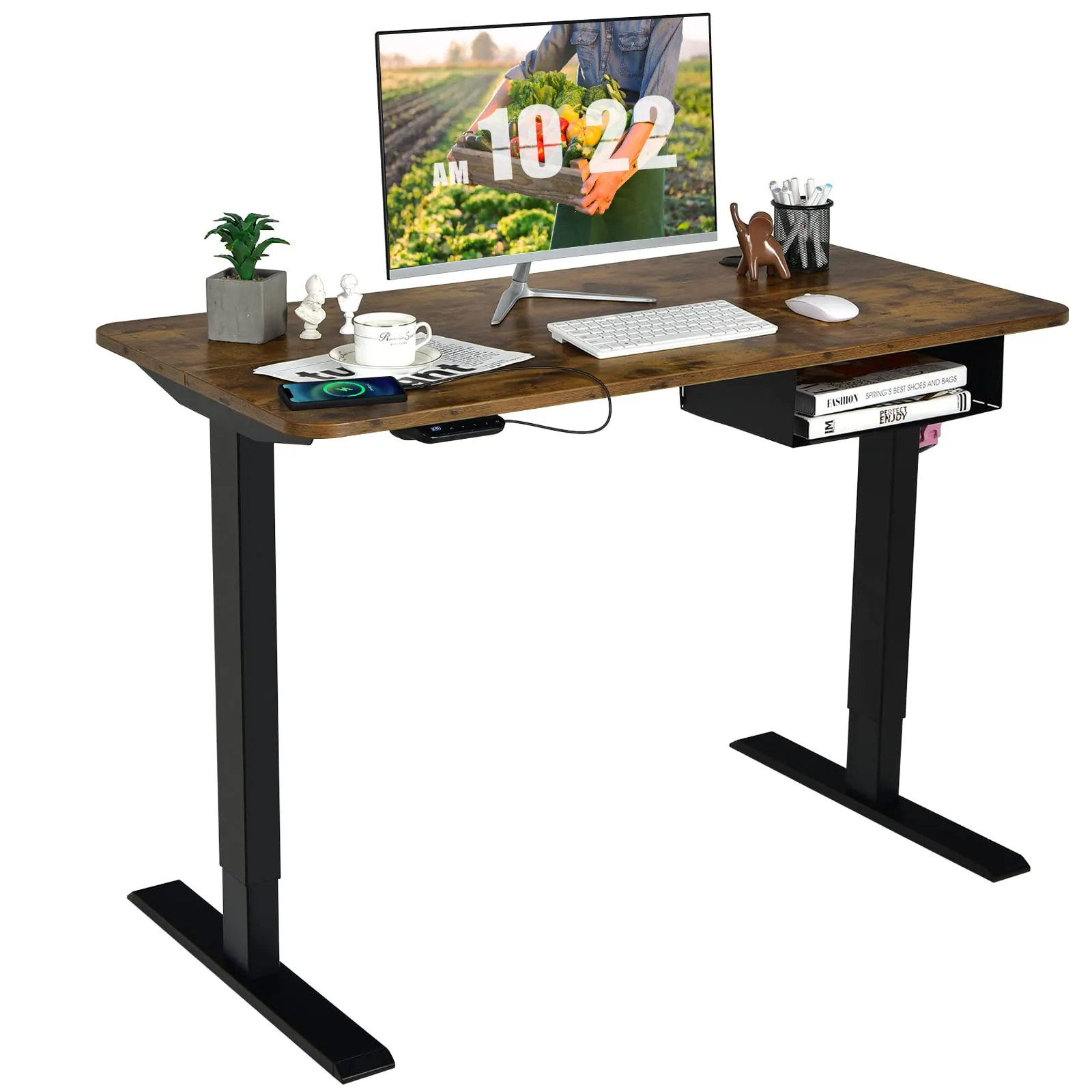 Tangkula Electric Height Adjustable Standing Desk