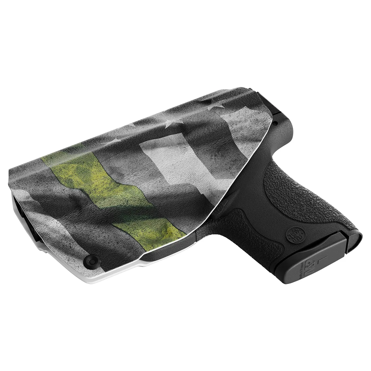 Thin Green Line Custom Printed Holster - IWB Kydex Holster - Military Support Holster