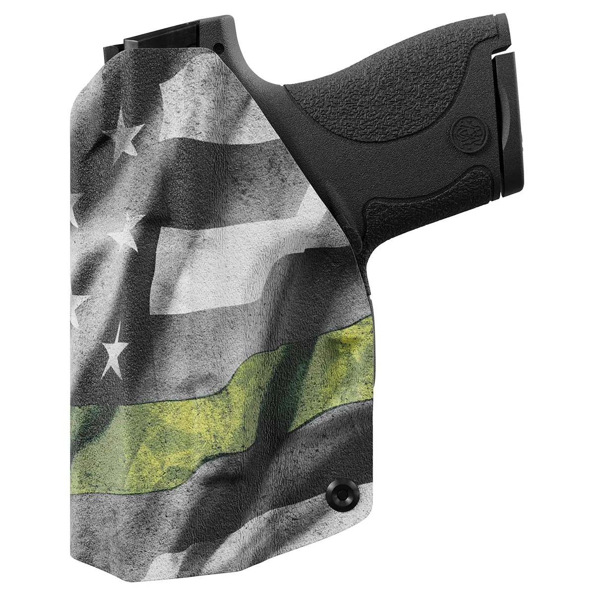 Thin Green Line Custom Printed Holster - IWB Kydex Holster - Military Support Holster