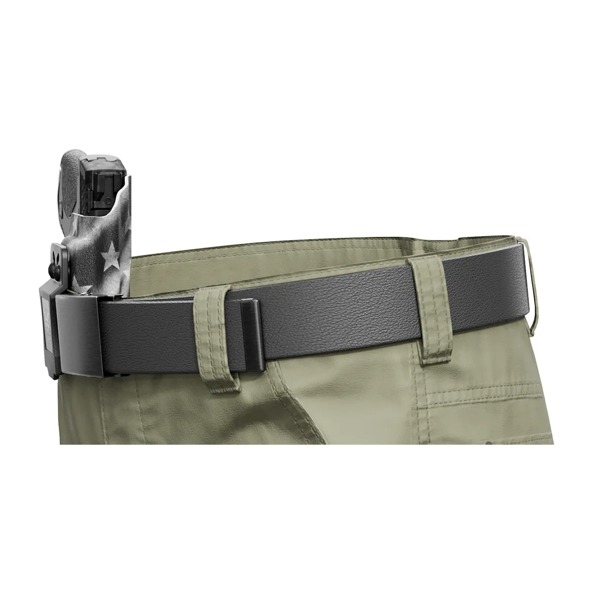Thin Green Line Custom Printed Holster - IWB Kydex Holster - Military Support Holster