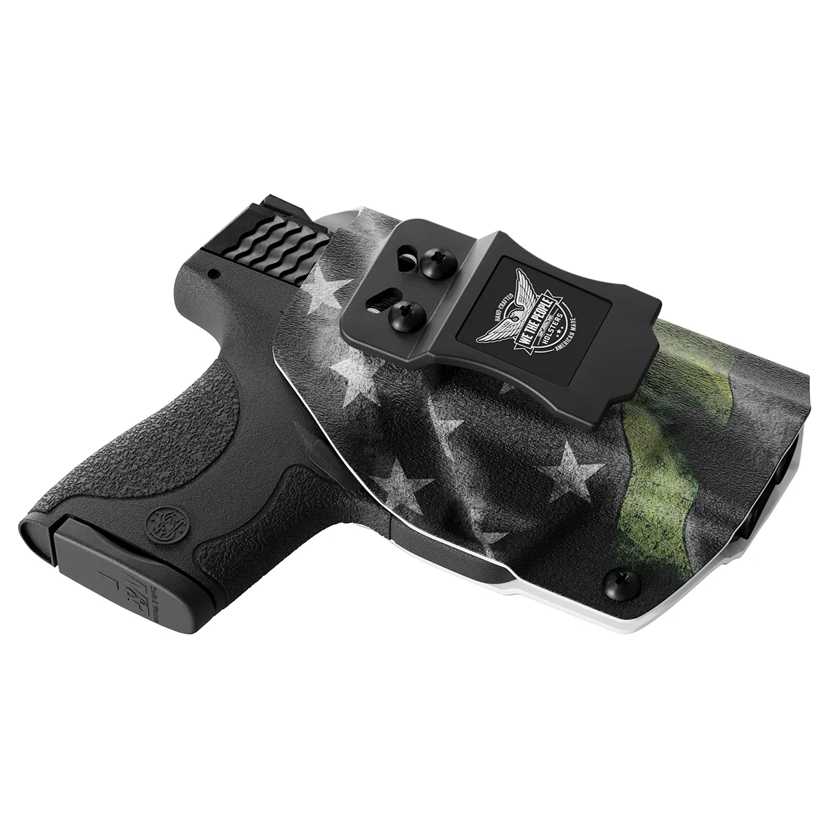 Thin Green Line Custom Printed Holster - IWB Kydex Holster - Military Support Holster