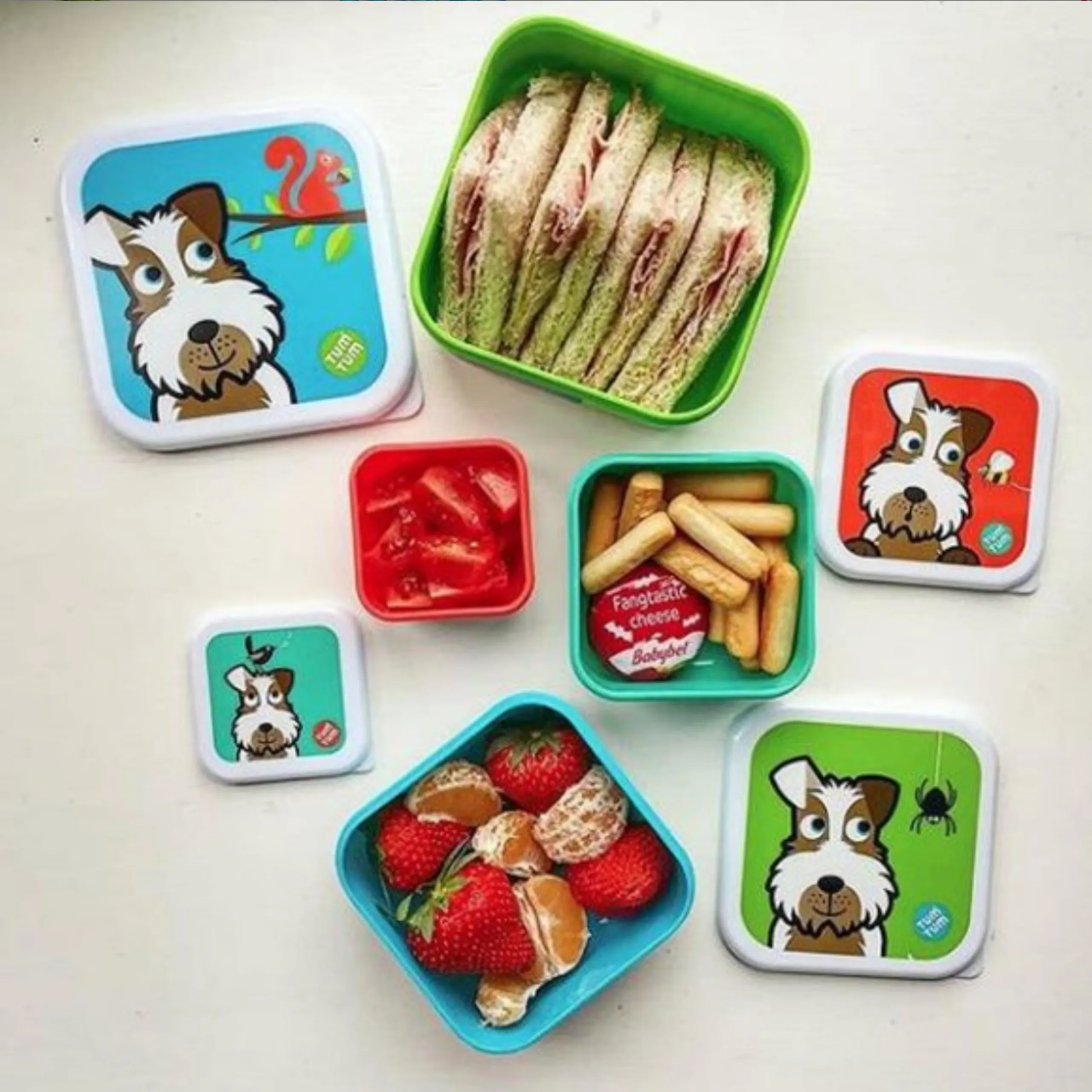 TUM TUM Nesting Snackpots X 4 - Scruff