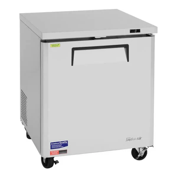 Turbo Air MUF-28-N Under counter Freezer 7 cu ft Single Door
