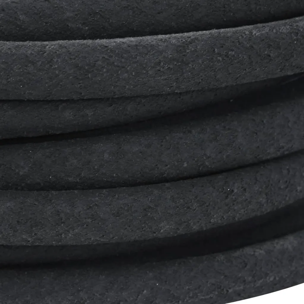 vidaXL Garden Soaker Hose - 10m Black Rubber, Efficient Irrigation Solution
