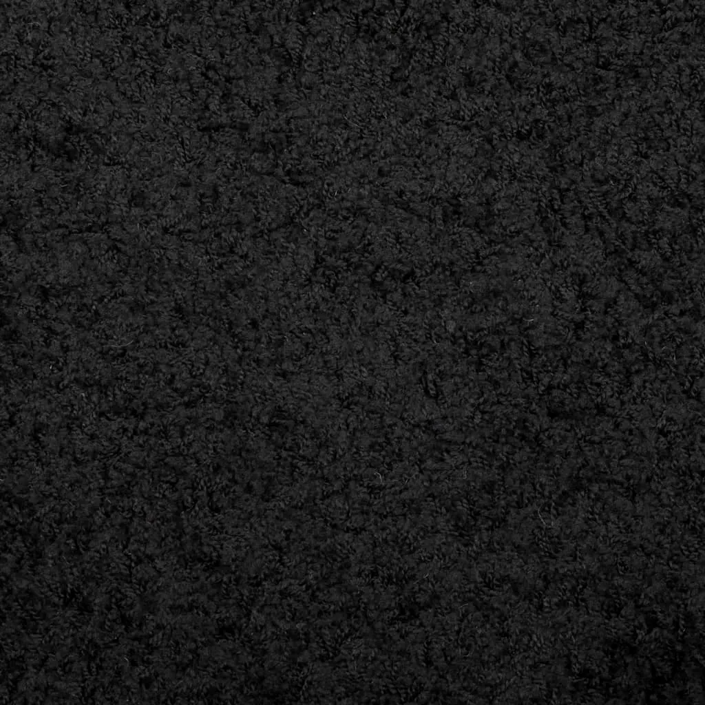 vidaXL Shaggy Rug PAMPLONA High Pile Modern Black 300x400 cm - Soft and Durable