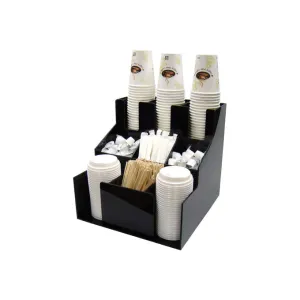 Winco CLSO-3T Cup & Lid Organizer with 3 Tiers & 3 Stacks