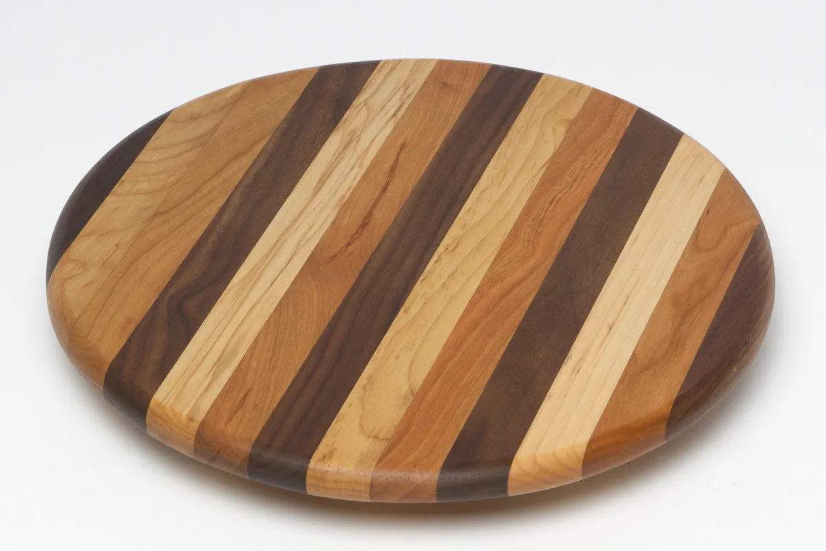 Wood Lazy Susan for Charcuterie and Cheese